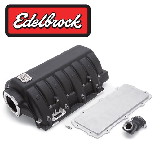 Edelbrock Victor JR. Black Intake Manifold Gen3 Hemi - Click Image to Close